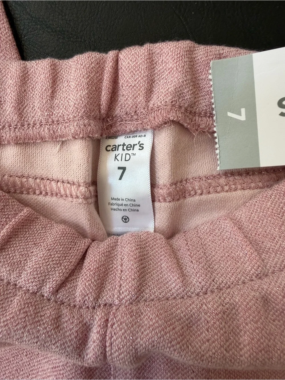 Carter's - Girl’s Sparkly Pink/Rose Leggings